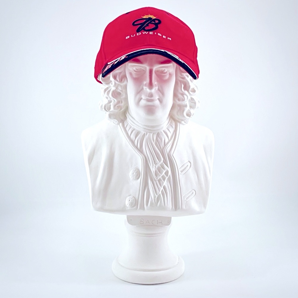 Nascar Budweiser Winners Circle Dale Earnhardt Jr Stock Car Red Cap Hat 1990’s